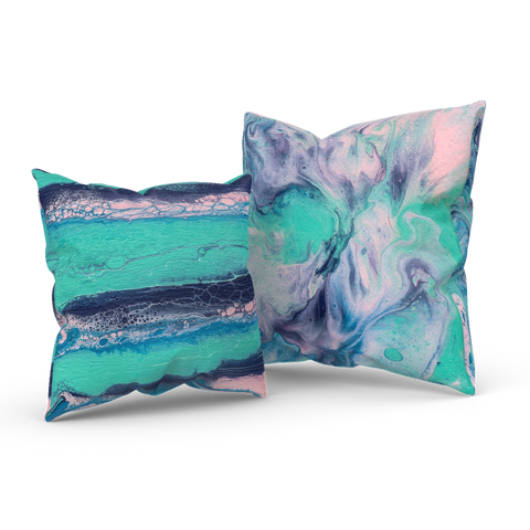 Daydreaming In The Spring 01/02: REVERSIBLE Throw Pillow