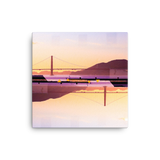 Golden Gate Mirrored 02: Square Canvas