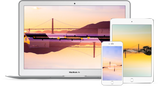 Golden Gate Bridge Mirrored: Digital Wallpaper Download