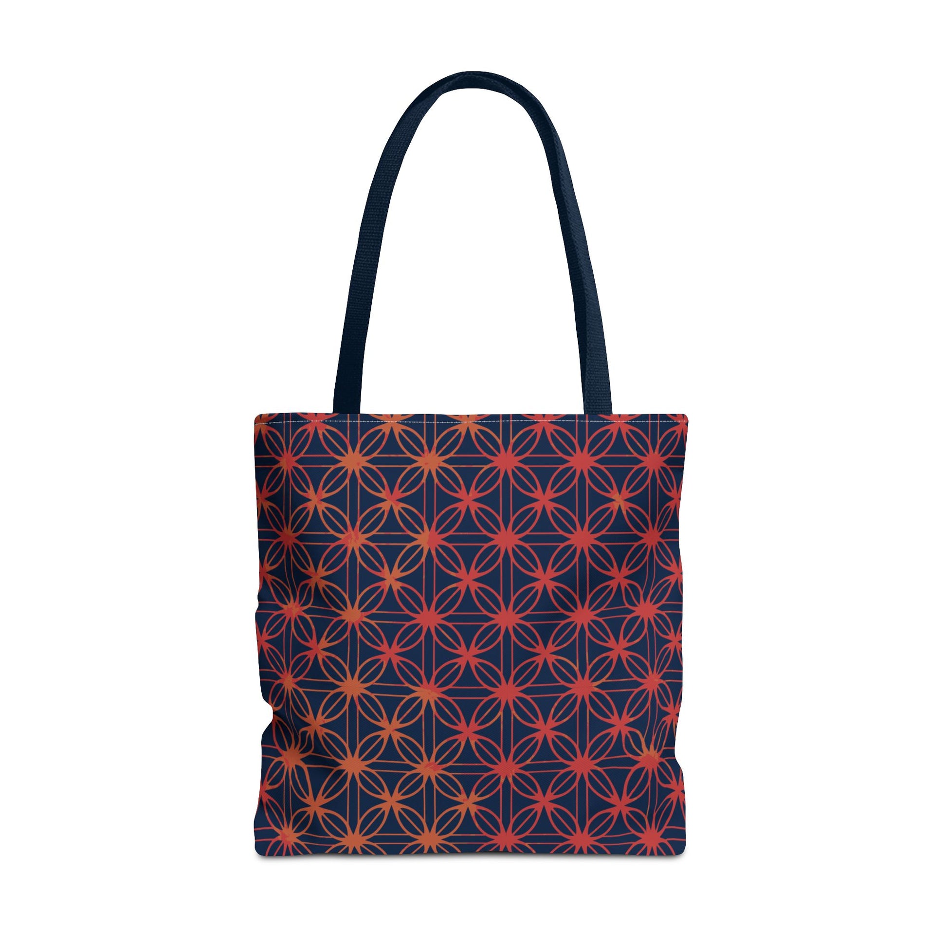 Lily of Life Geometric Background Tote Bag