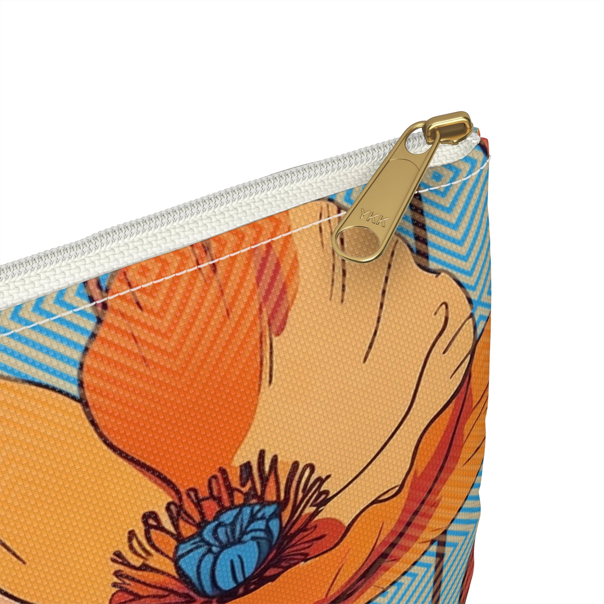 Hypnotic Bloom Flat Accessory Pouch