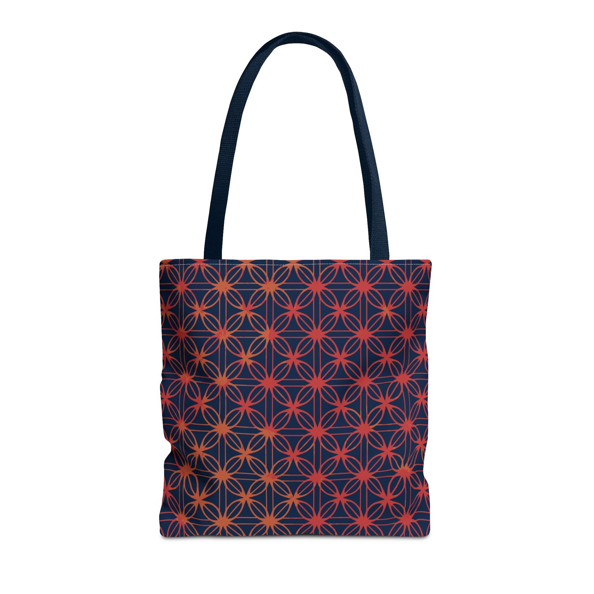 Lily of Life Geometric Background Tote Bag
