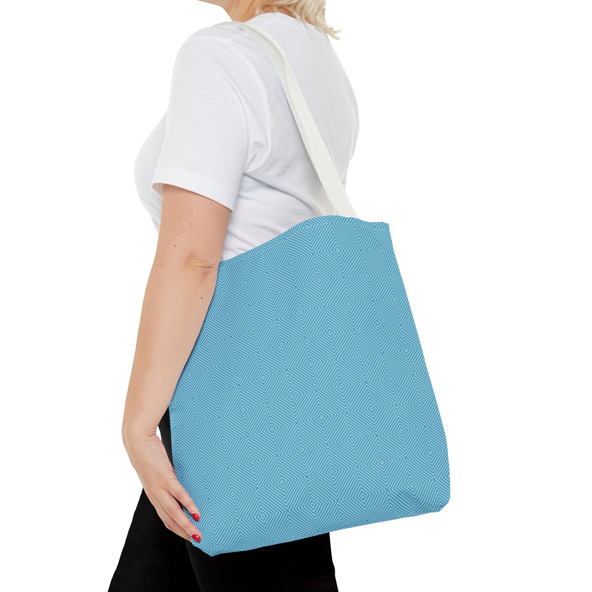 Hypnotic Bloom Geometric Background Tote Bag