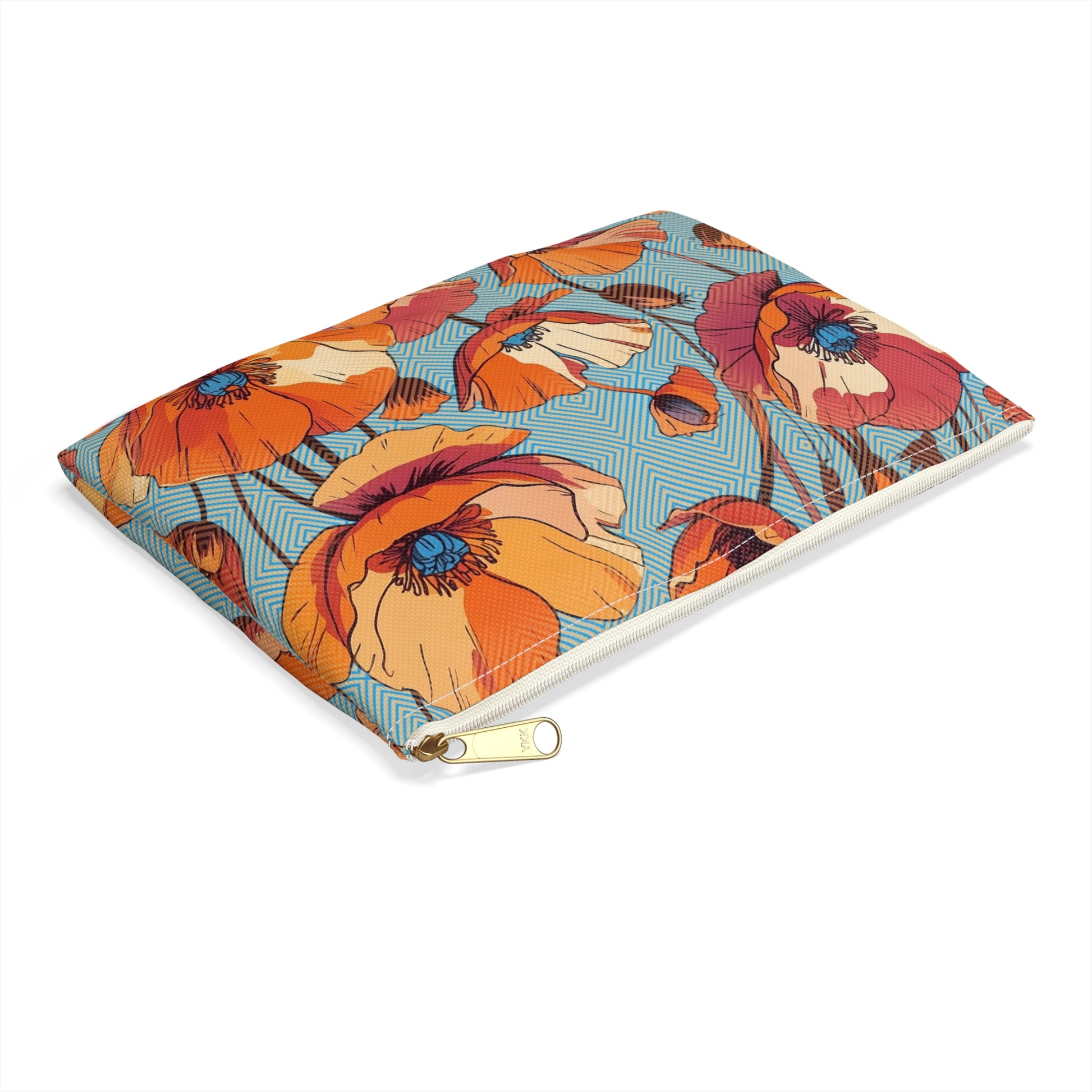 Hypnotic Bloom Flat Accessory Pouch