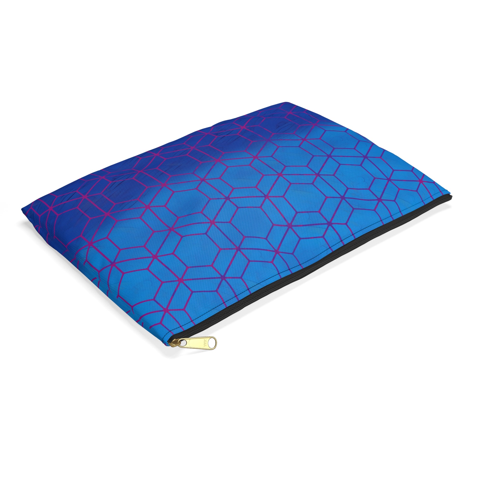 Bundle and Save! Floral Hex Flame Tote and Floral Hex Flame Geometric Background Flat Pouch