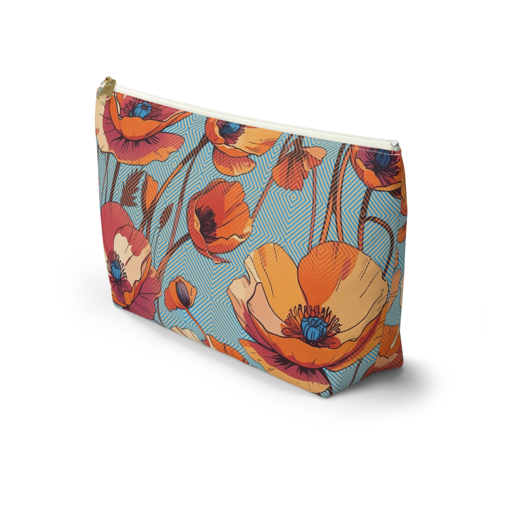 Hypnotic Bloom T-Bottom Makeup Bag