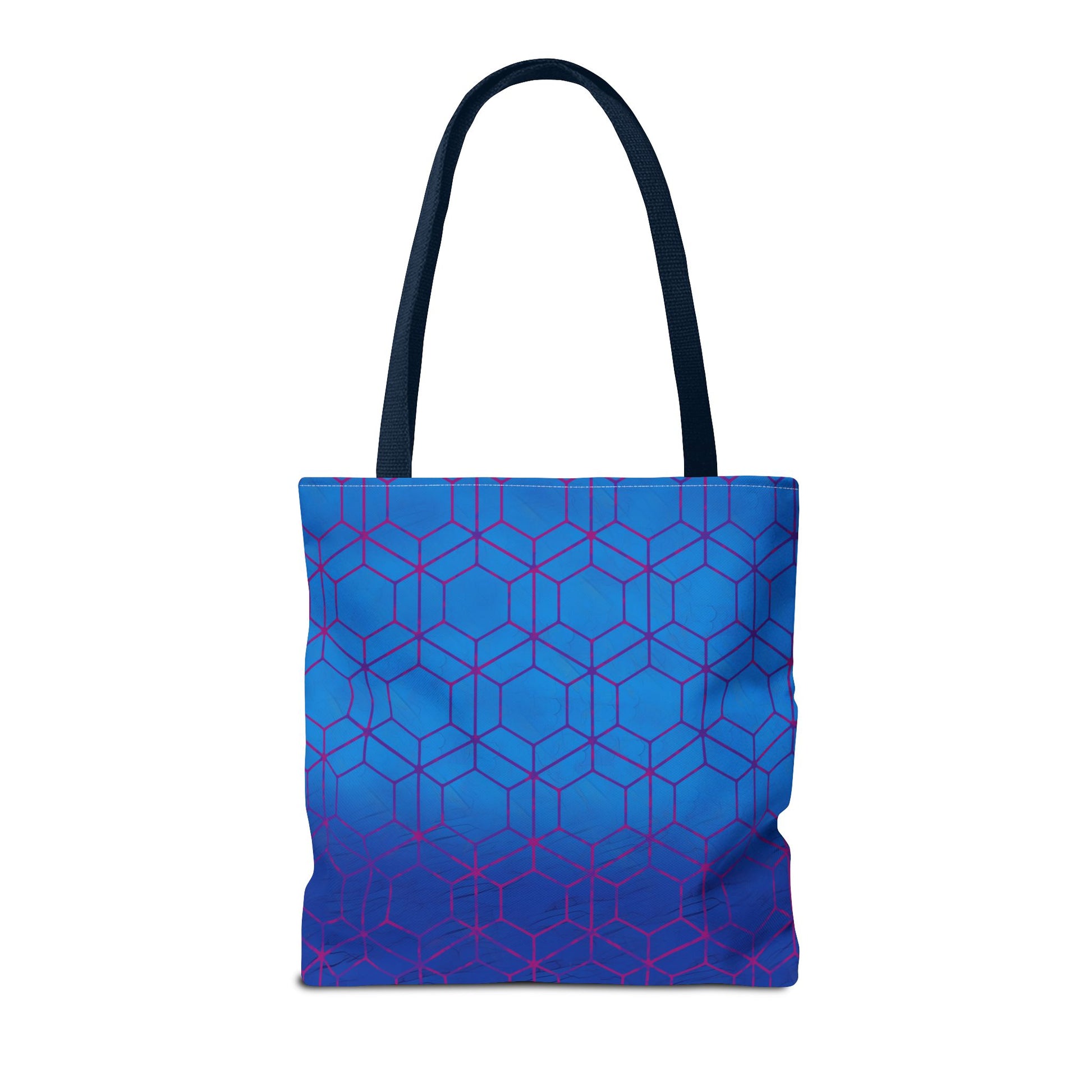 Floral Hex Flame Geometric Background Tote Bag