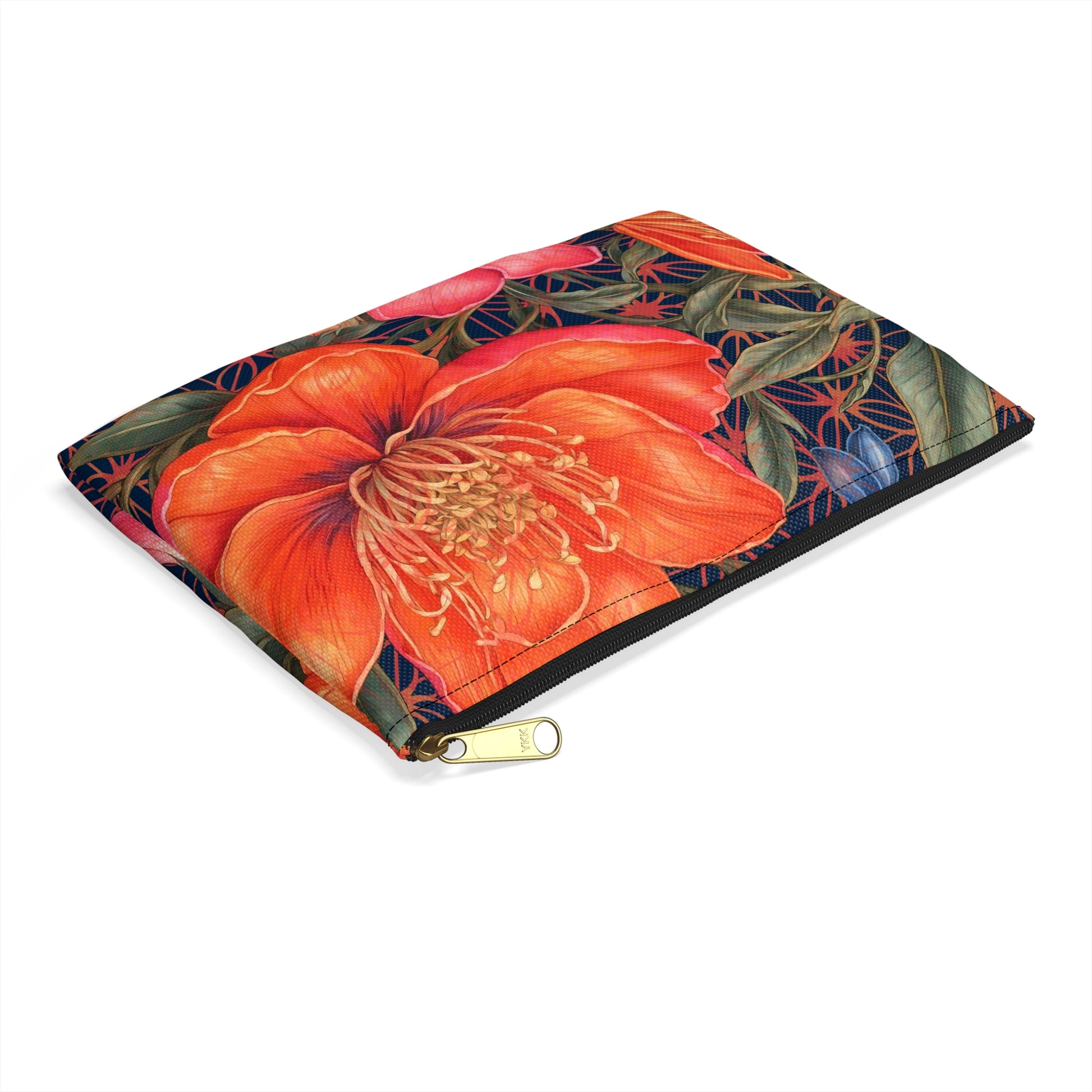 Lily of Life Flat Accessory Pouch