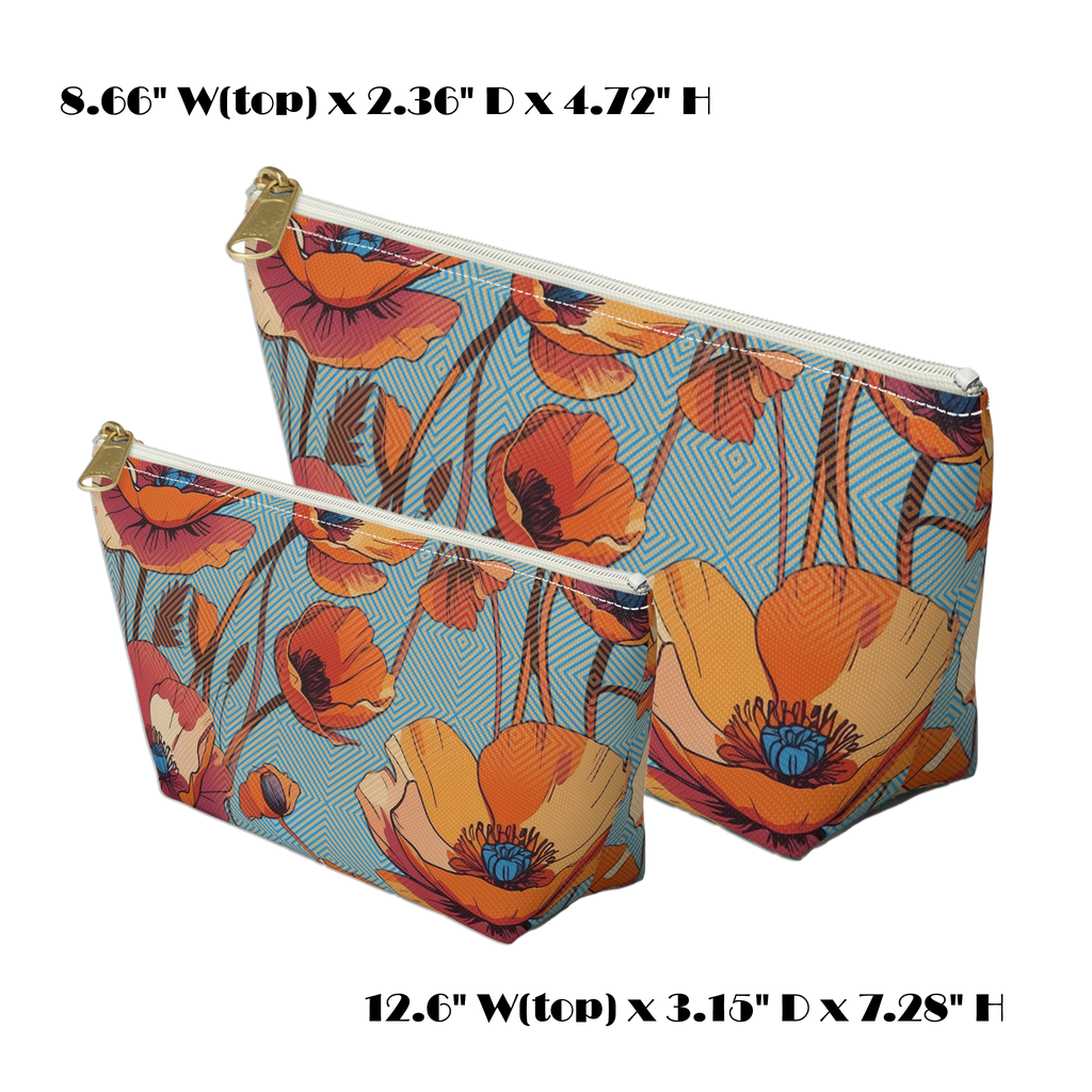 Hypnotic Bloom T-Bottom Makeup Bag