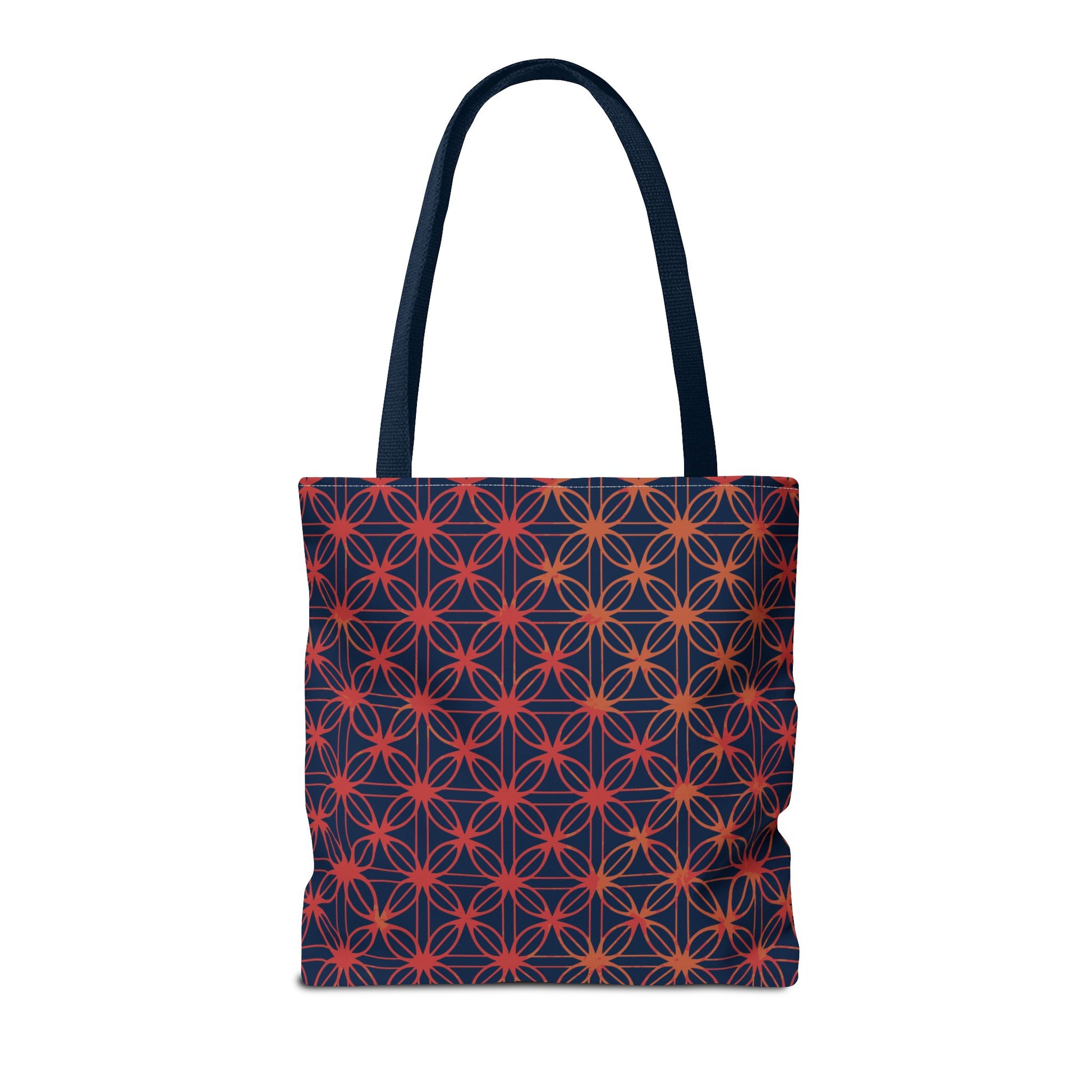 Lily of Life Geometric Background Tote Bag