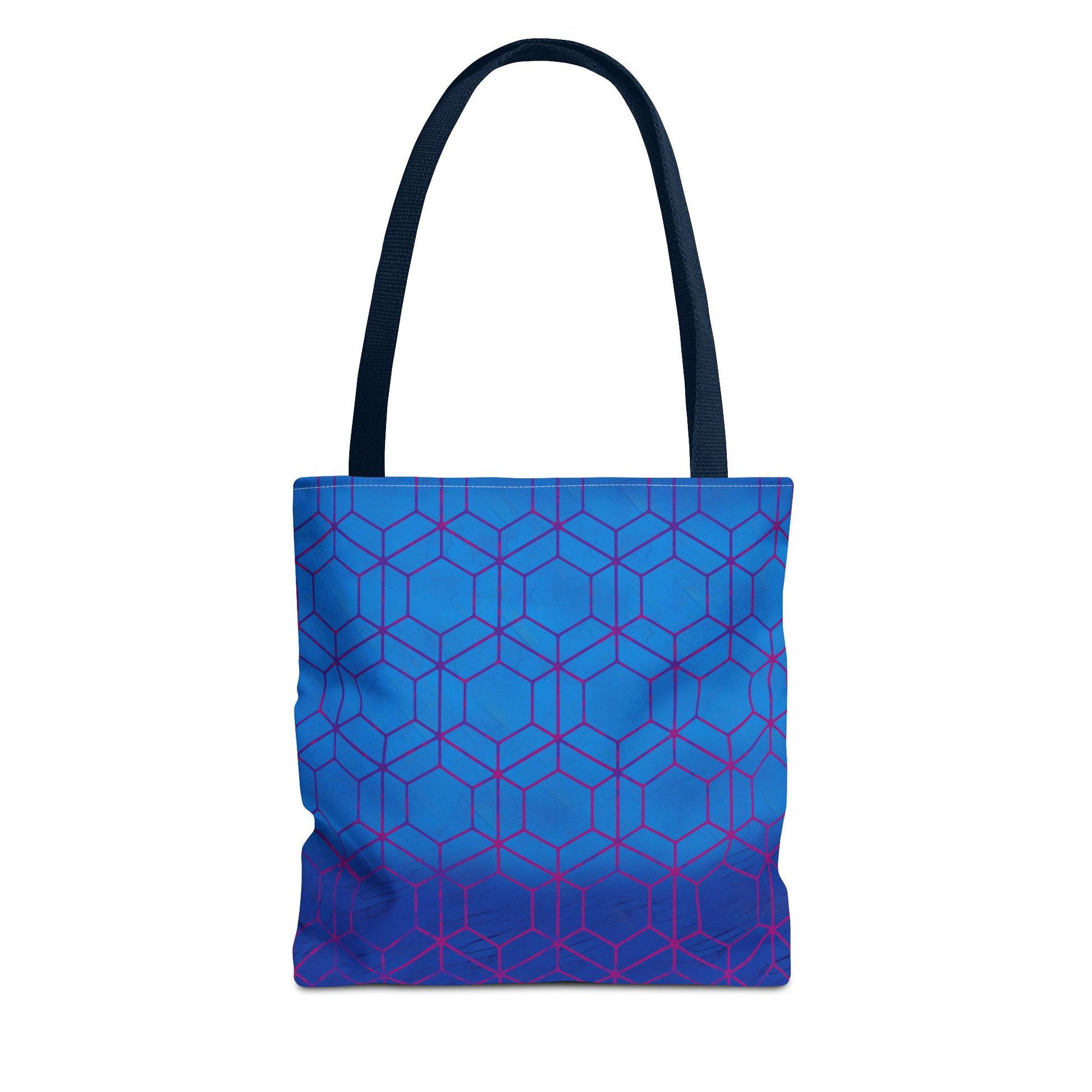 Floral Hex Flame Geometric Background Tote Bag