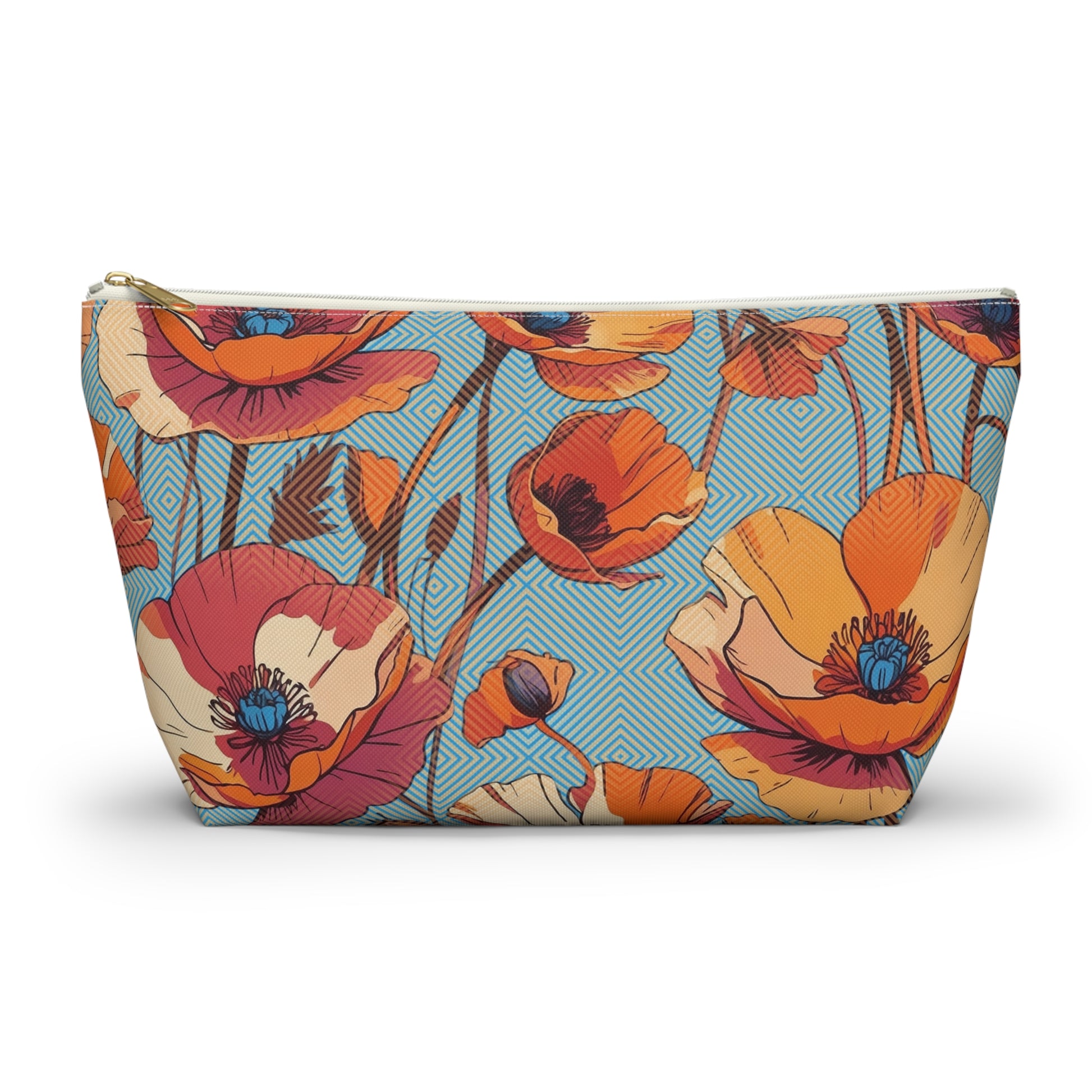 Hypnotic Bloom T-Bottom Makeup Bag