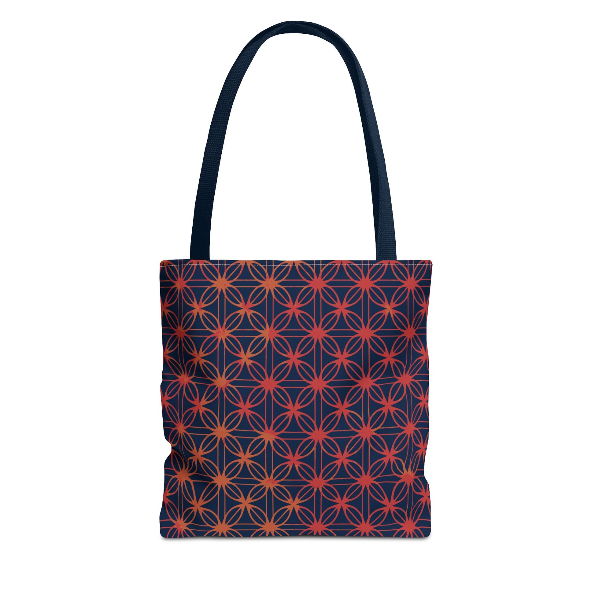 Lily of Life Geometric Background Tote Bag