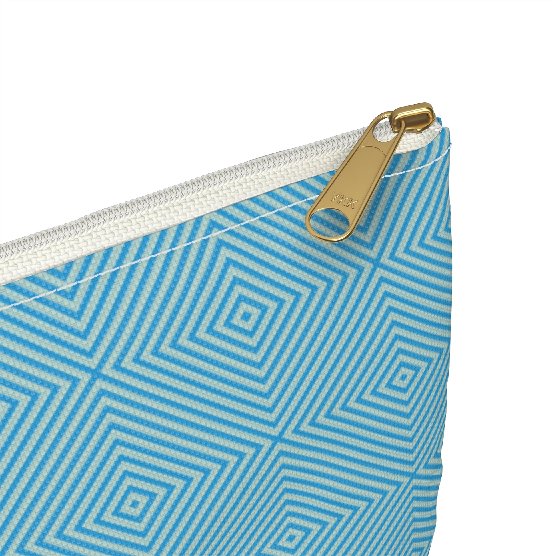Hypnotic Bloom Geometric Background Flat Accessory Pouch