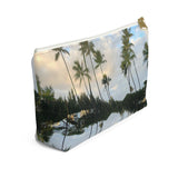Hawaii Mirrored 01: Zipper T Bottom Pouch