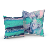 Daydreaming In The Spring 01/02: REVERSIBLE Throw Pillow