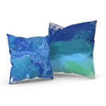 Lost In The Waves 02/03: REVERSIBLE Throw Pillow