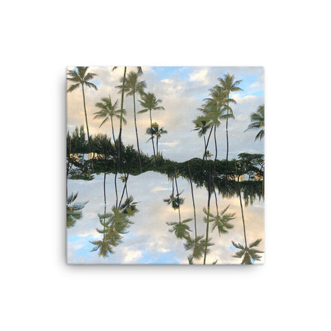 Hawaii Mirrored 01: Canvas Art Print