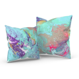 The Sky’s Birth 01/02: REVERSIBLE Square Throw Pillow
