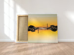 Golden Gate Mirrored 03: Canvas Art Print